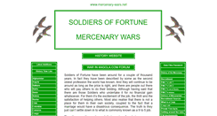 Desktop Screenshot of mercenary-wars.net