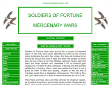 Tablet Screenshot of mercenary-wars.net